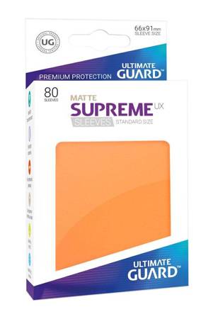 Supreme UX Sleeves Standard Size Matte Orange (80)