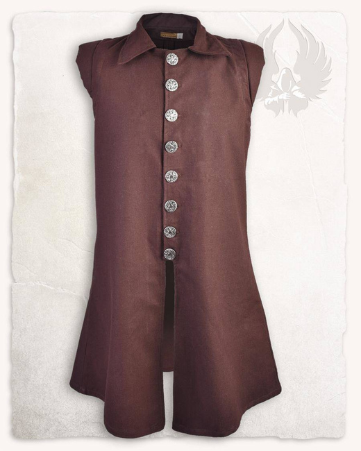 Tilly Vest Premium Canvas Brown - kamizelka płócienna