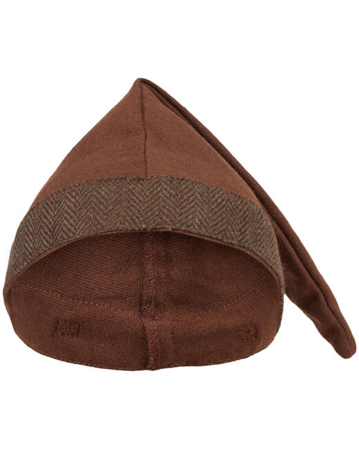 Toki hat canvas - Brown - płócienna czapka 