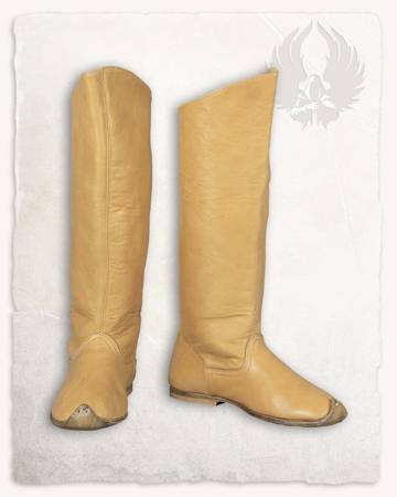 Tolun Boot Light Brown - skórzane wysokie buty