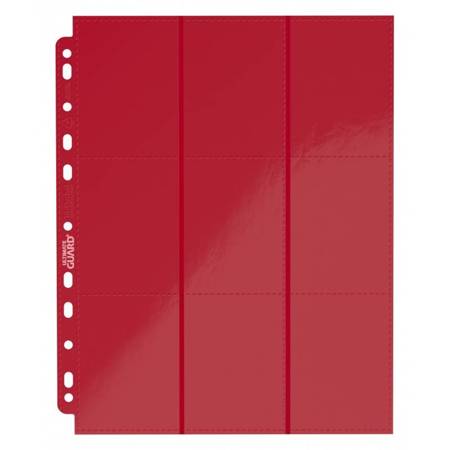 UG 18-Pocket Side-Loading Supreme Pages Standard Size Red 10 szt.
