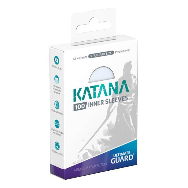 UG KATANA Inner Sleeves Standard Size Transparent (100) 