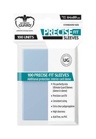 UG Precise-Fit Sleeves Standard Size Transparent (100)