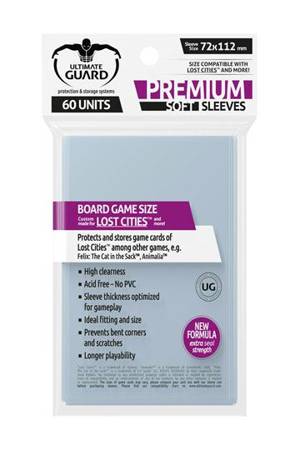 UG Premium Sleeves for Board Game Cards Lost Cities (60)