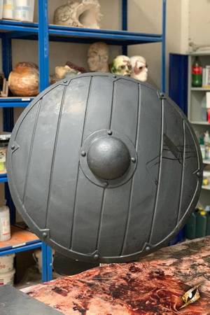 Viking Shield - Unpainted - 80cm