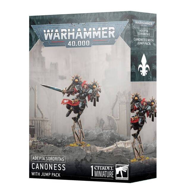 Warhammer 40000: Adepta Sororitas Canoness with Jump Pack