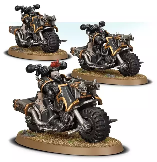 Warhammer 40000: Chaos Space Marines Bikers