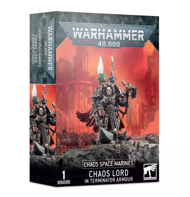 Warhammer 40000: Chaos Space Marines Chaos Lord in Terminator Armour