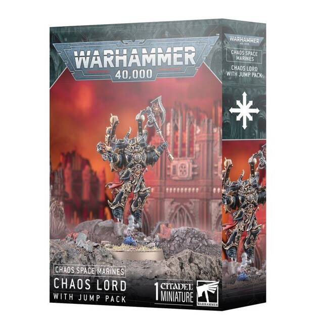 Warhammer 40000: Chaos Space Marines Chaos Lord with Jump Pack