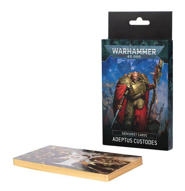 Warhammer 40000: Datasheet Cards Adeptus Custodes
