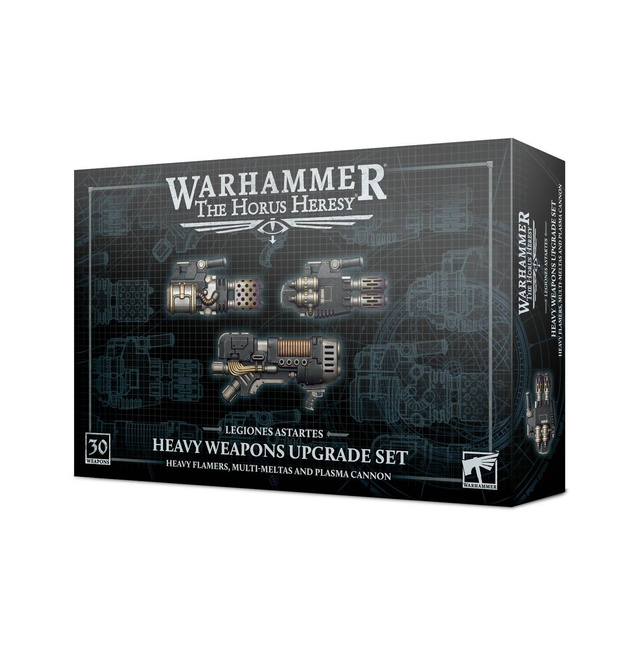 Warhammer The Horus Heresy: Legiones Astartes Heavy Weapons Upgrade Set Heavy Flamers, Multi-meltas and Plasma Cannons