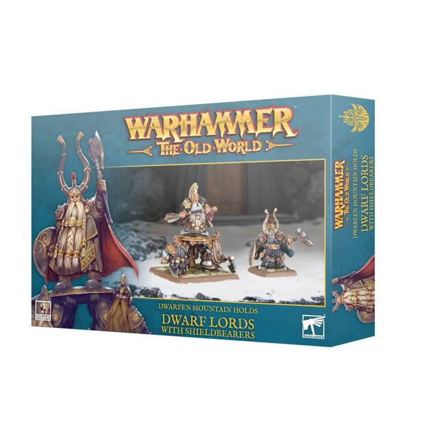 Warhammer: The Old World Dwarfen Mountain Holds Dwarf Lords with Shieldbearers