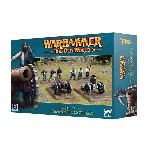 Warhammer: The Old World Empire of Man Cannon and Mortars