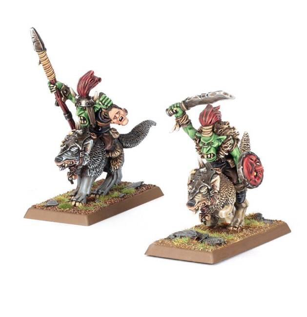 Warhammer: The Old World Goblin Wolf Rider Bosses