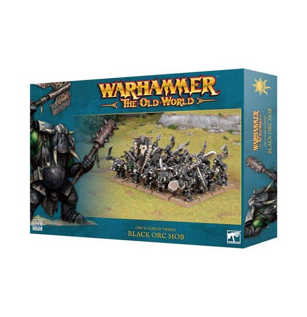 Warhammer: The Old World Orc and Goblin Tribes Black Orc Mob