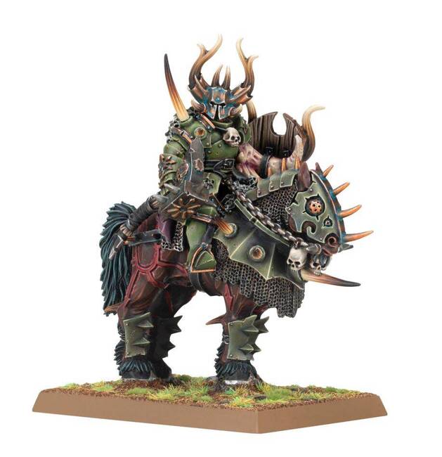 Warhammer The Old World: Warriors of Chaos Lord on Daemonic Mount