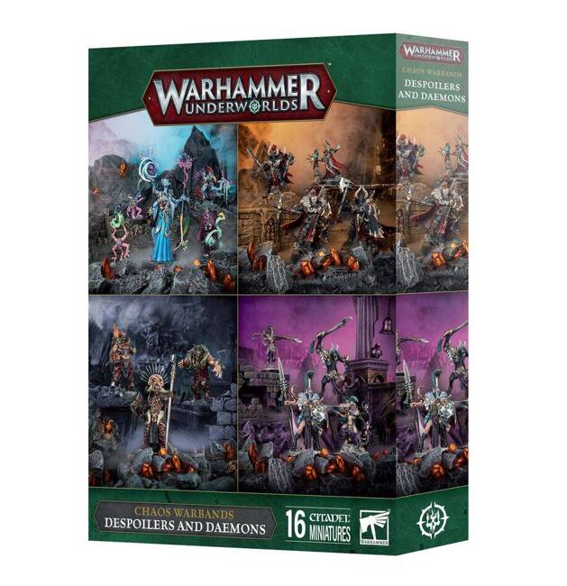 Warhammer Underworlds: Chaos Warbands Despoilers and Daemons