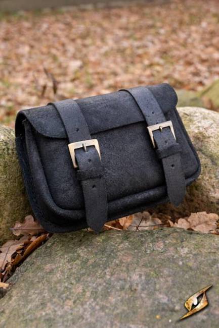 Warrior Bag - Suede - Black- Large