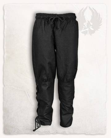 Wicky Trousers Black (junior) - płócienne spodnie