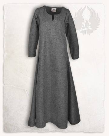 Wilma Dress Grey - wełniana suknia